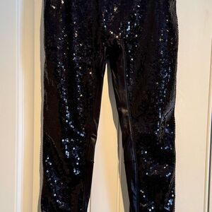 Spanx faux leather, sequin leggings. Size S. Excellent condition.